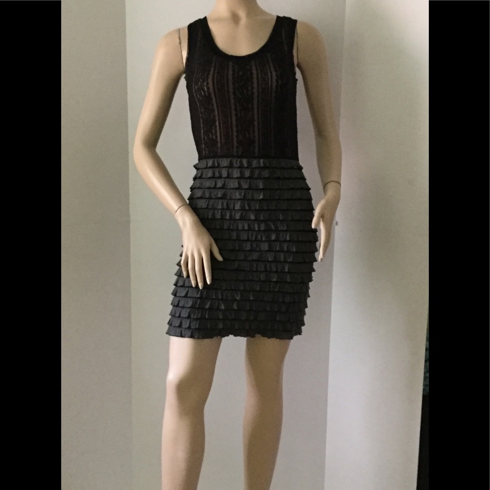 Rachel Rachel Roy Lace and Ruffle Dress Size Small